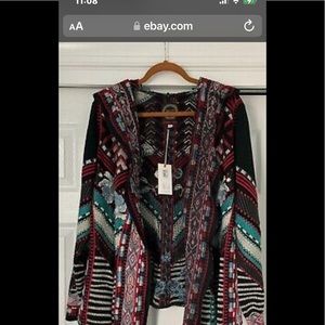 Johnny Was IIioni short hoodie